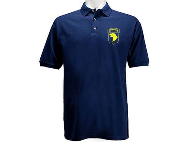 US infantry 101st Airborne Division Screaming Eagles polo style t shirt 2